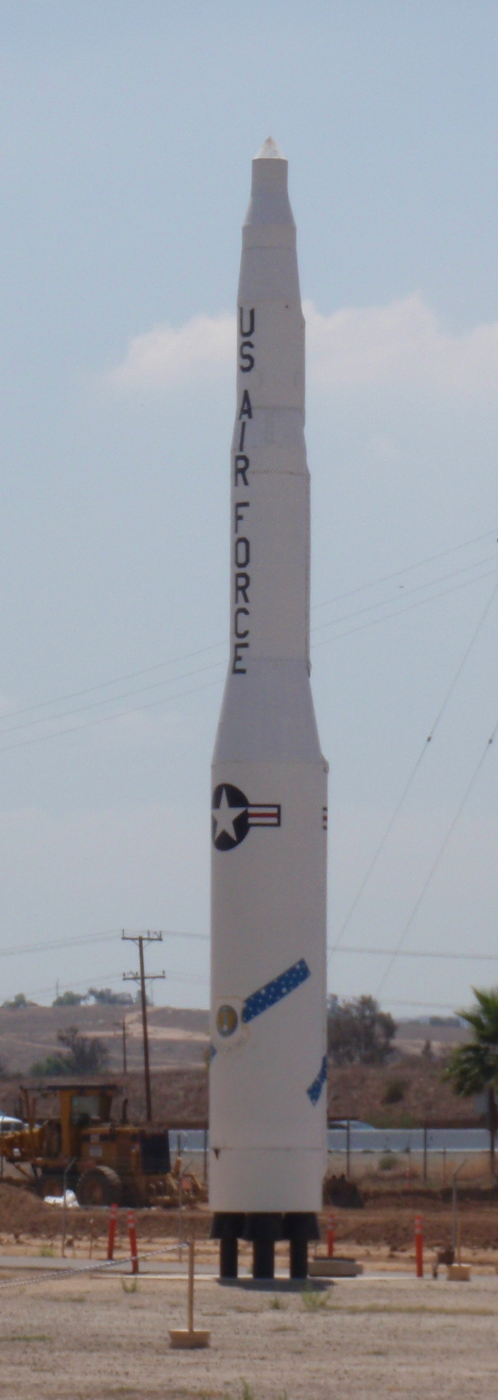 Minuteman II on static display at March Air Base Museum. Photo by James Ulvog.