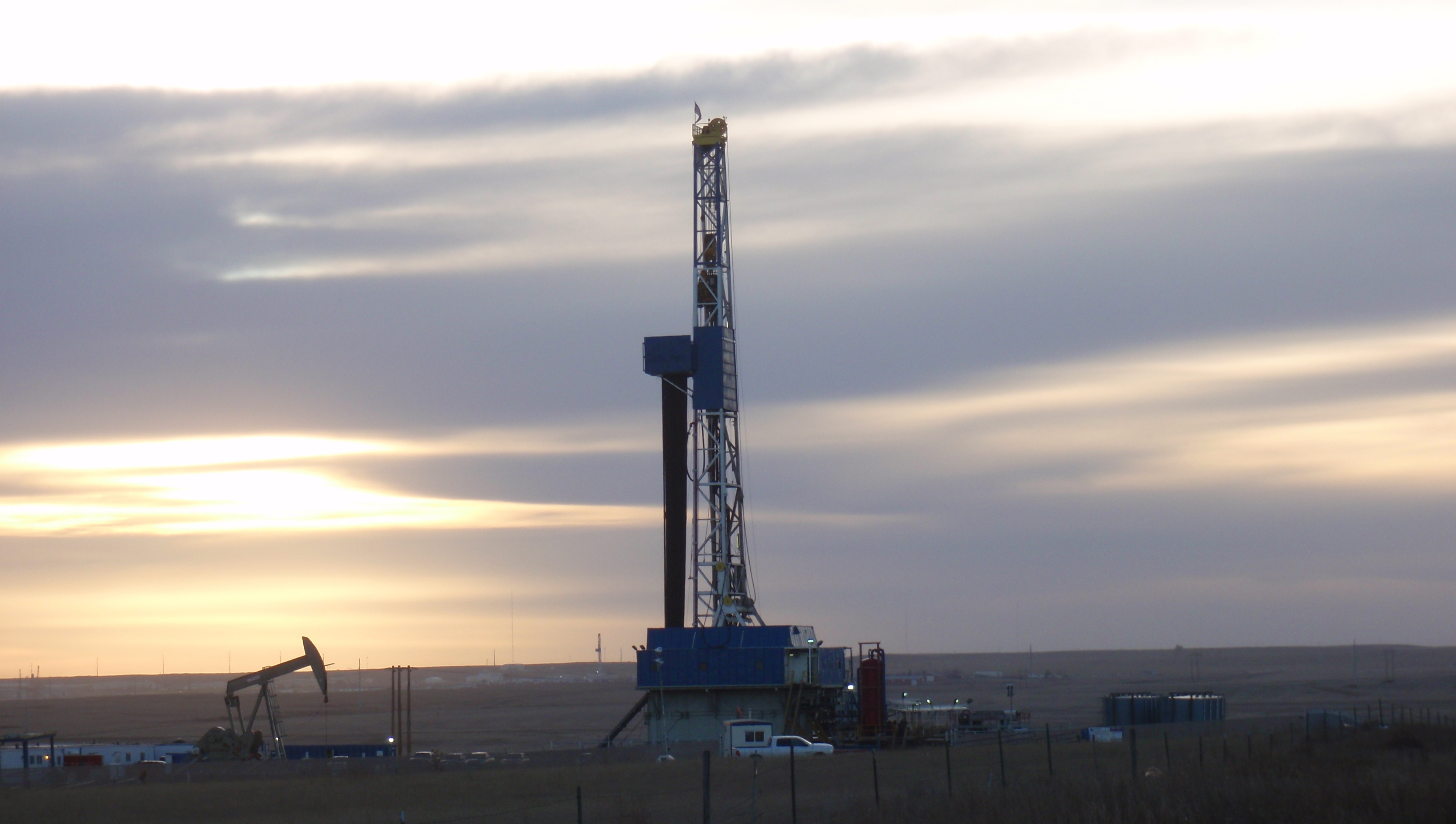 A new well is likely to produce about a million barrels of oil, compared to half a million from a well drilled several years ago. Photo by James Ulvog.